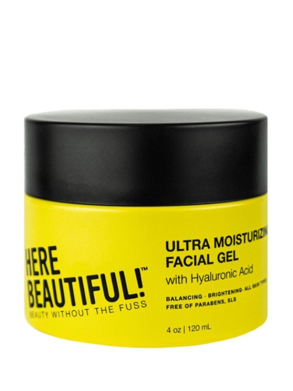 Here Beautiful! Ultra Moisturizing Facial Gel with Hyaluronic Acid